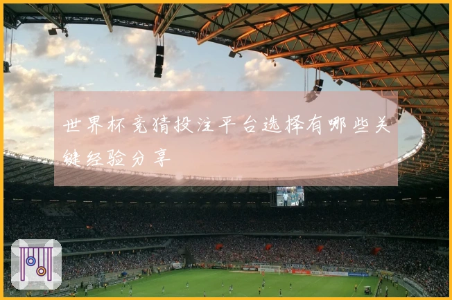 世界杯竞猜投注平台选择有哪些关键经验分享